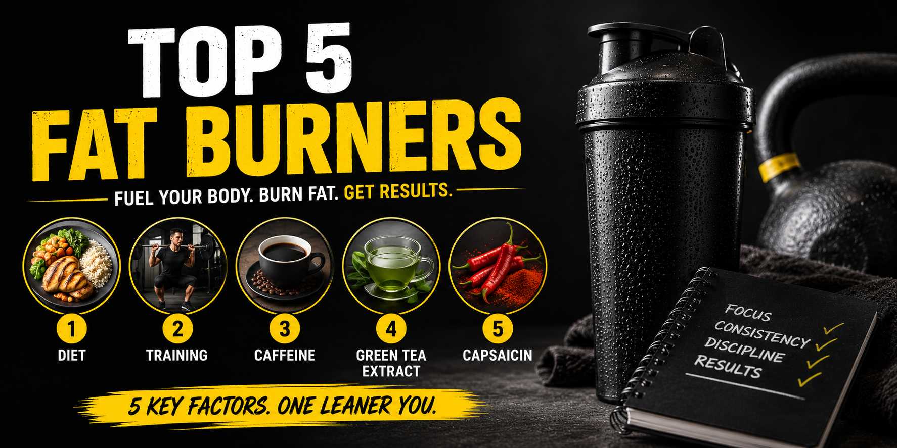 Top 5 Most Effective Fat Burners